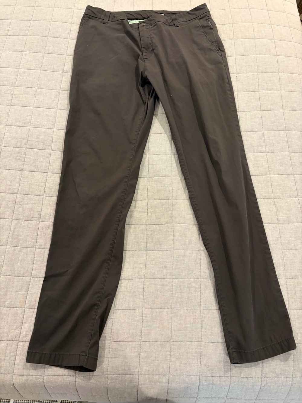 Birddogs Men's Dark Gray Slim Chinos